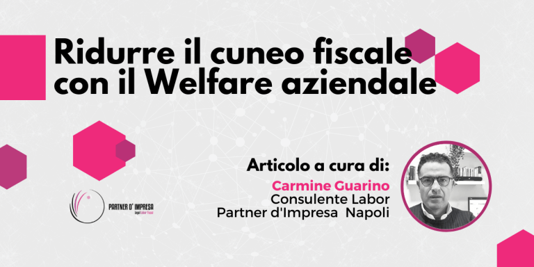 ridurre cuneo fiscale con welfare